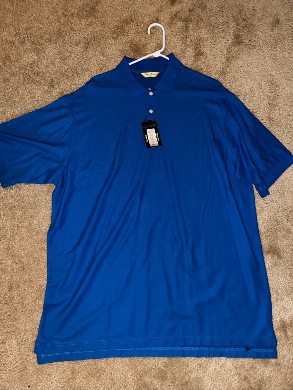 Roundtree & Yorke Men's Royal Blue Polo Shirt